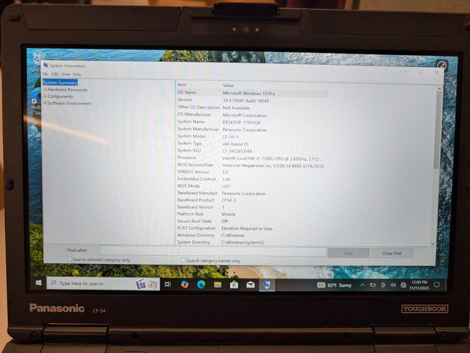 Lot Of 2 Toughbook Panasonic CF-54 MK3 Core i5-7300U 8Gb 512GB SSD Win10 Pro-3