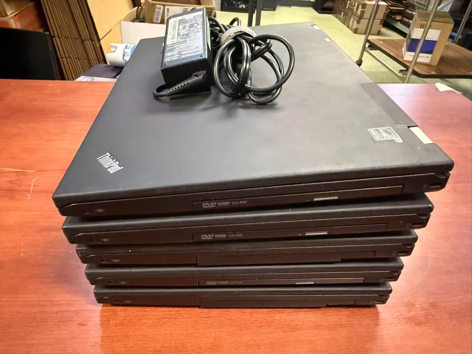 Lot of 5 Lenovo ThinkPad T410 i5‑520M 2.40GHz 4GB RAM Boots to BIOS No HDD
