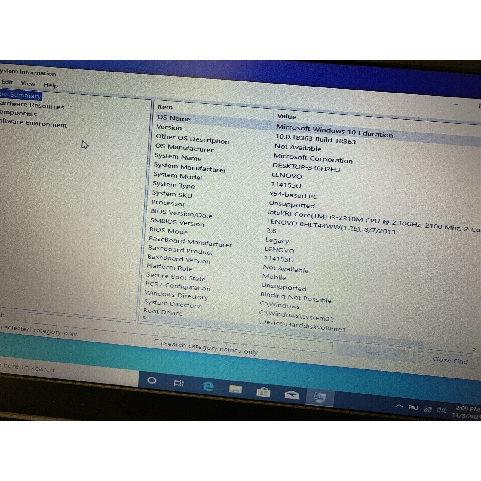 Lenovo ThinkPad E420 | Core i3-2310M 2.10ghz 8GB Ram 120GB SSD Wind 10