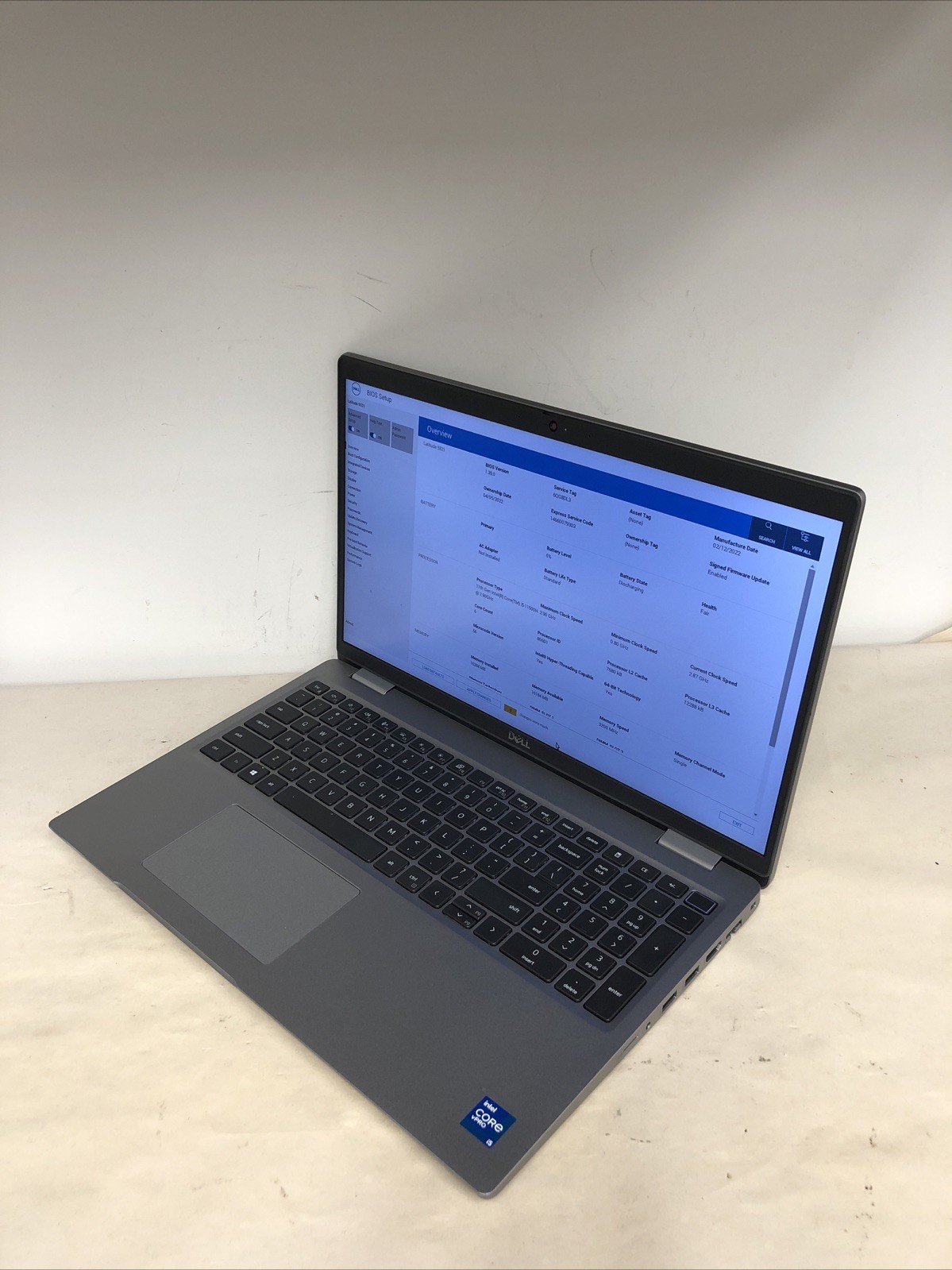 Dell Latitude 5521 i5-11500H 16GB RAM NO SSD