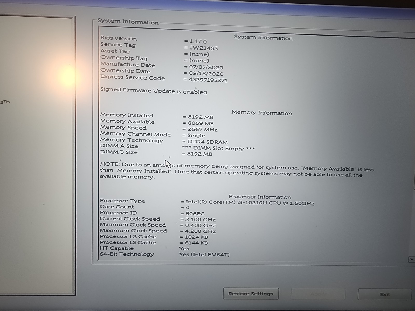 Lot of 3 Dell Precision 3550 Laptop i5 10310u 15.6″ FHD Paint Chips Fully Work