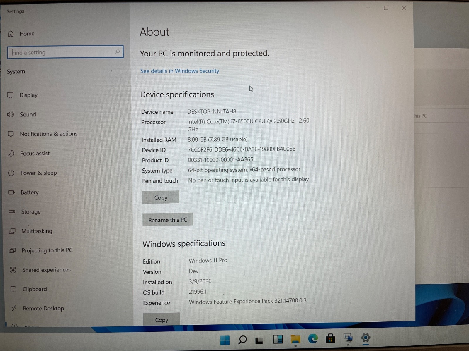 Lenovo ThinkPad T560 1920×1080 FHD Ultrabook PC, i7 2.5GHz, 8GB RAM, 256GB SSD