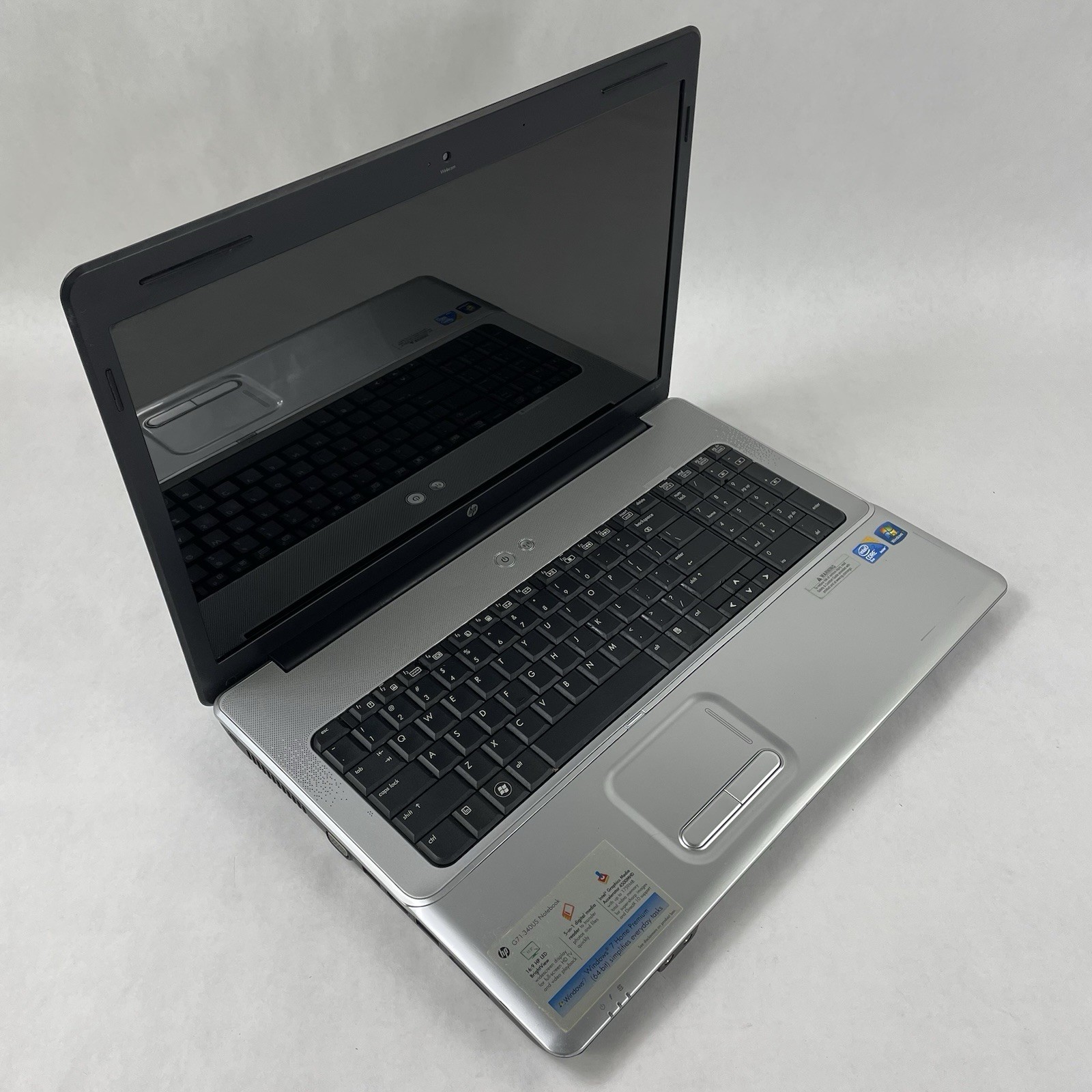 HP G71 NoteBook 16.9″ Core 2 Duo t6600 2.20 GHz 4 GB RAM No SSD/OS/AC/Battery