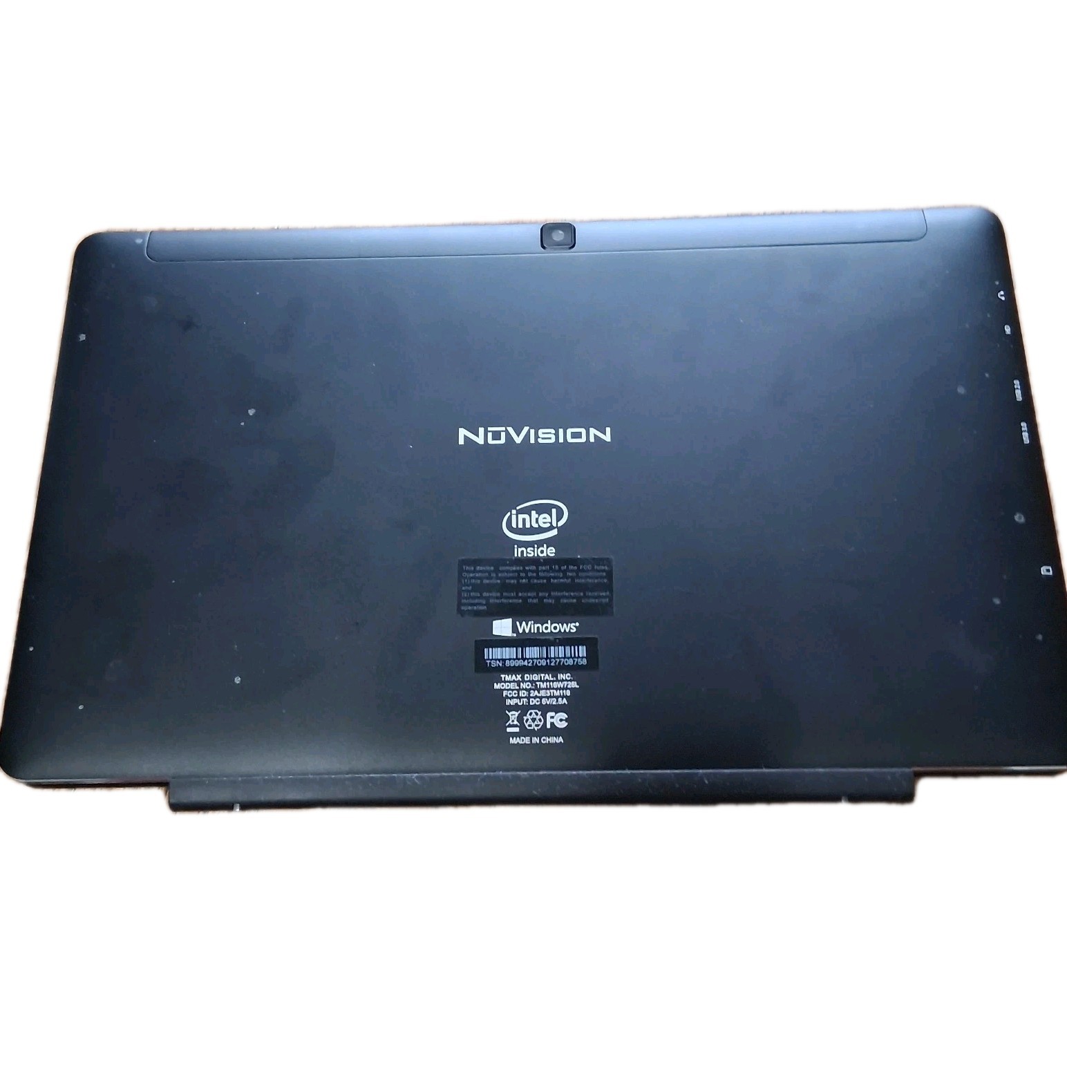 NuVision TM116W725L 11.6″ 2-in-1 Tablet Laptop Intel Atom 2GB RAM 32GB WORKING