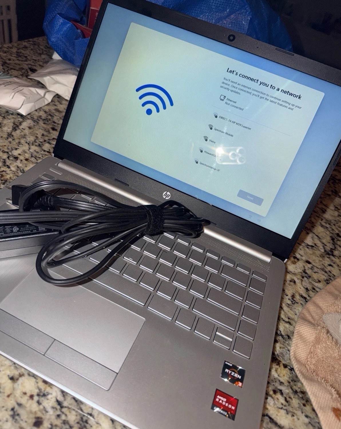 Genuine HP 14-FQ1025NR Computer Laptop Reset Ready For New Owner Multi Purpose