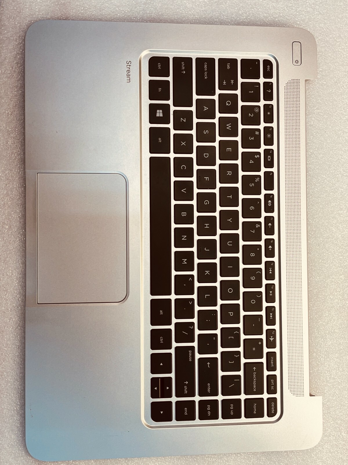 HP Stream 14-z010nr Palmrest w/Keyboard,Touch Pad Mouse,Power button board