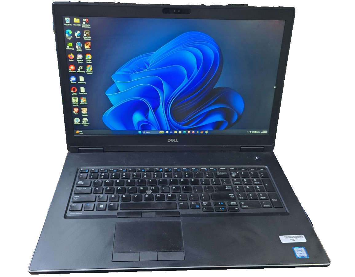 Dell 17.3 inch Gaming/Workstation Laptop i7 64GB RAM 512GB NVMe Nvidia Graphics