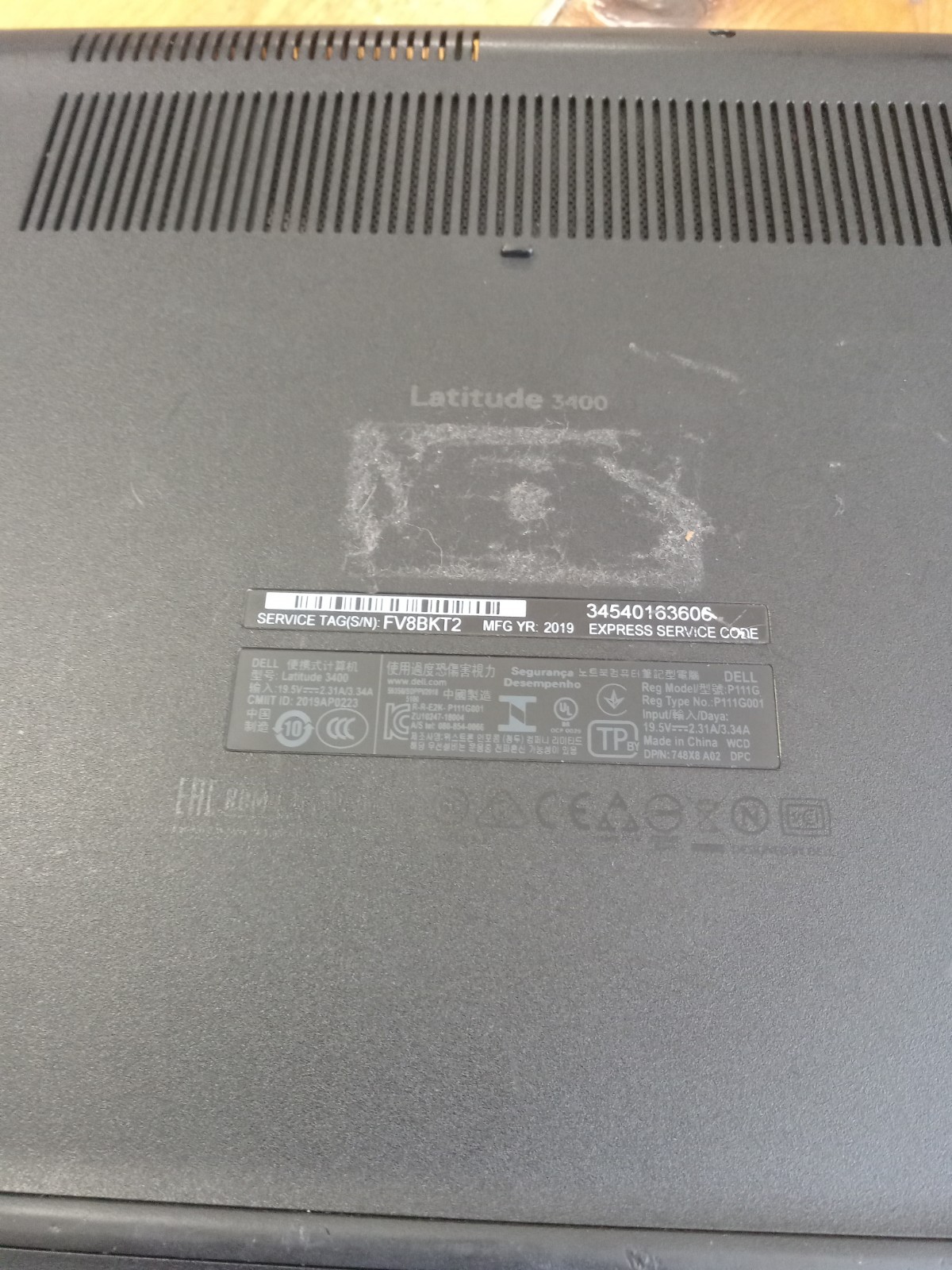 Dell Latitude 3400 Laptop FHD 14″ i5 16GB RAM 256GB