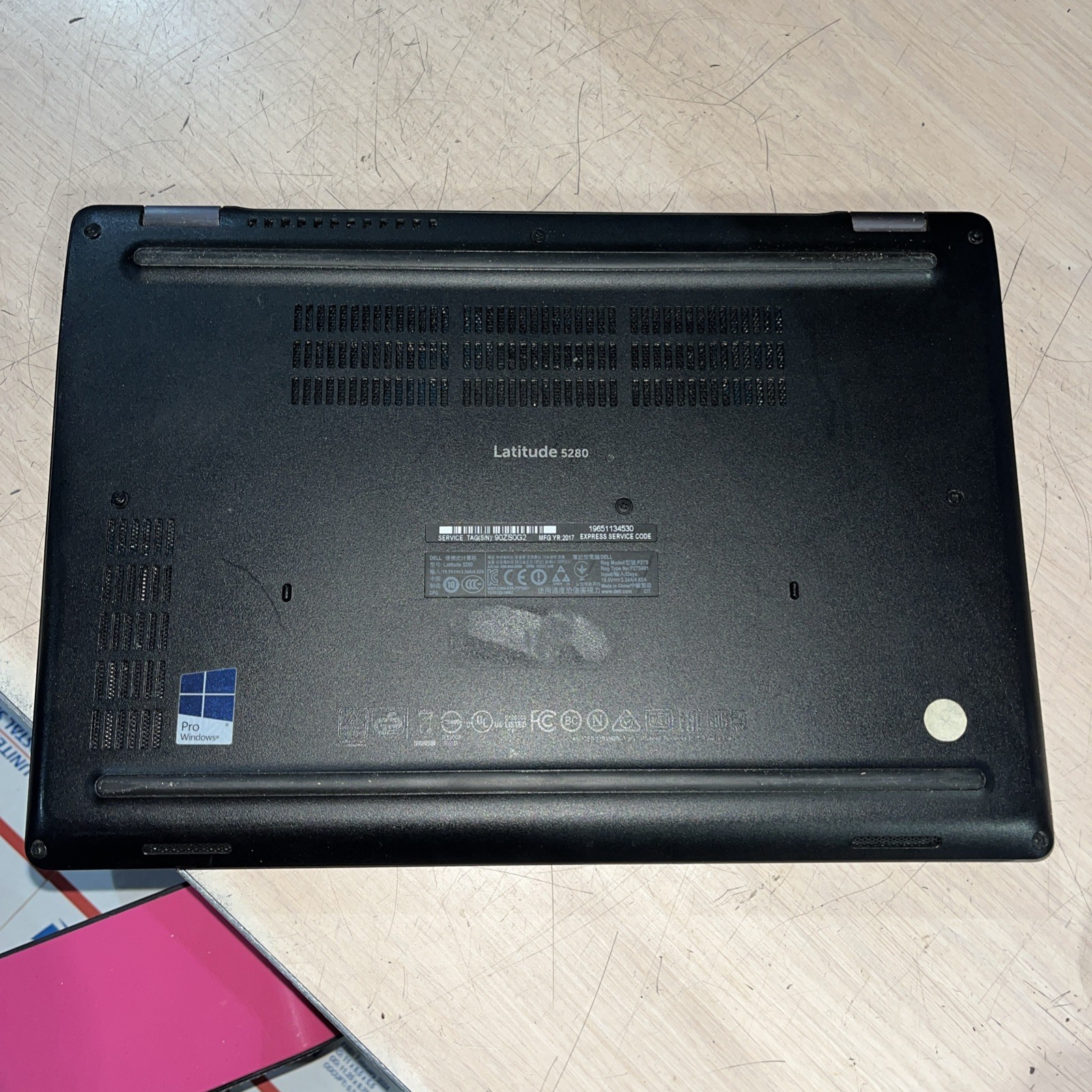 DELL LATITUDE 5280 INTEL CORE I3-7100U 2.40GHZ 8GB RAM NO HD