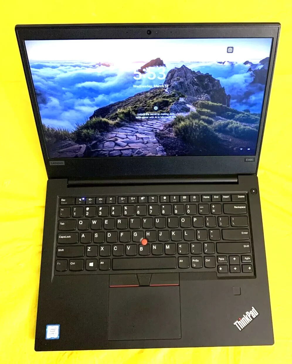 Lenovo ThinkPad E490 Intel Core i5-8265U 16GB Ram 500GB SSD W11P Laptop