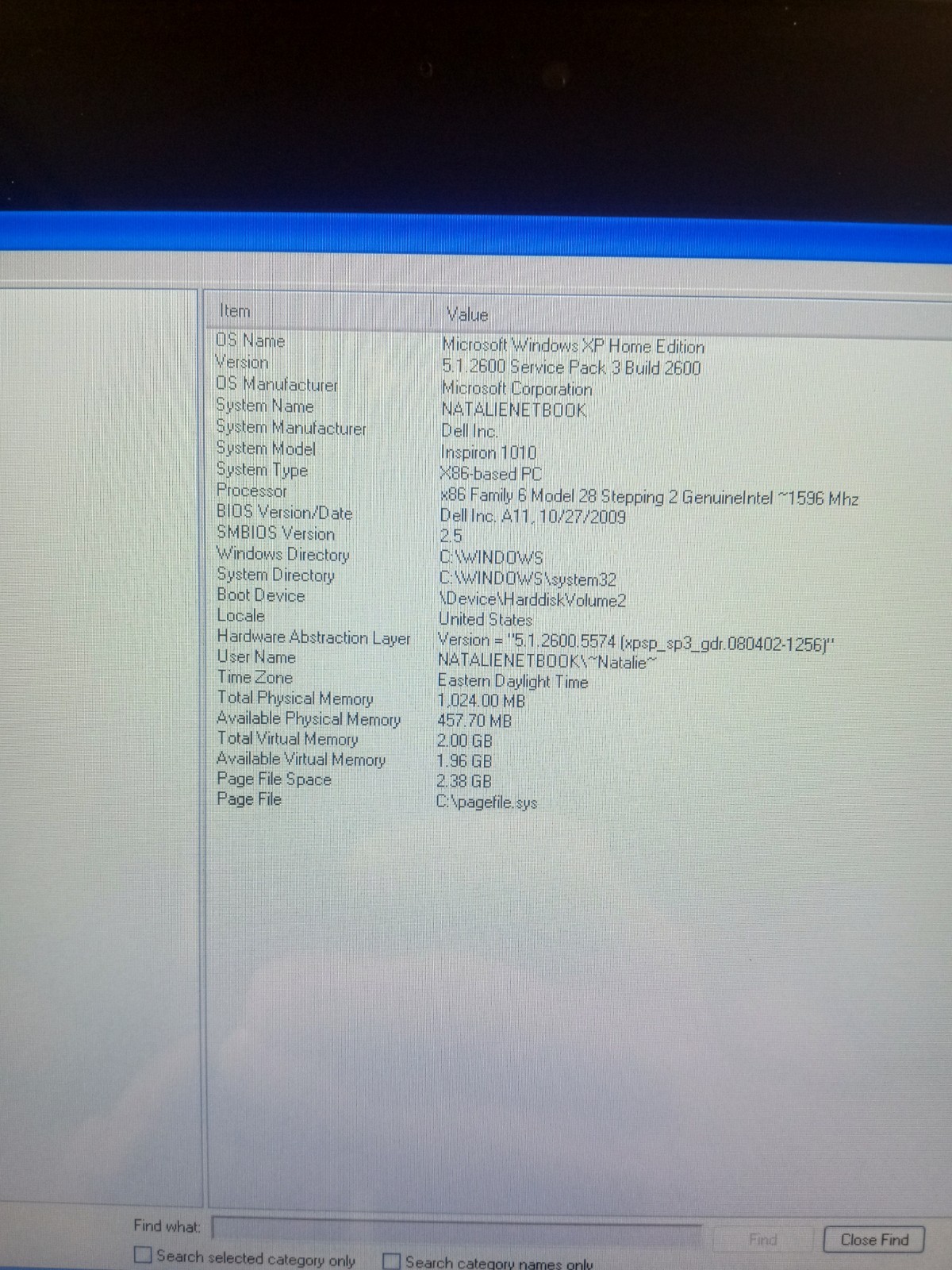 Rarely Seen PINK Dell Inspiron Mini 10 PP19S Atom Z530 1.60Ghz 1GB 160GB XP