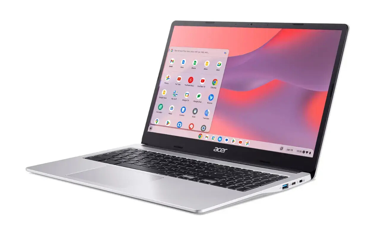 New Acer Chromebook 315 15.6″ HD Quad-Core N6000 4GB 128GB eMMC Chrome OS Sleeve