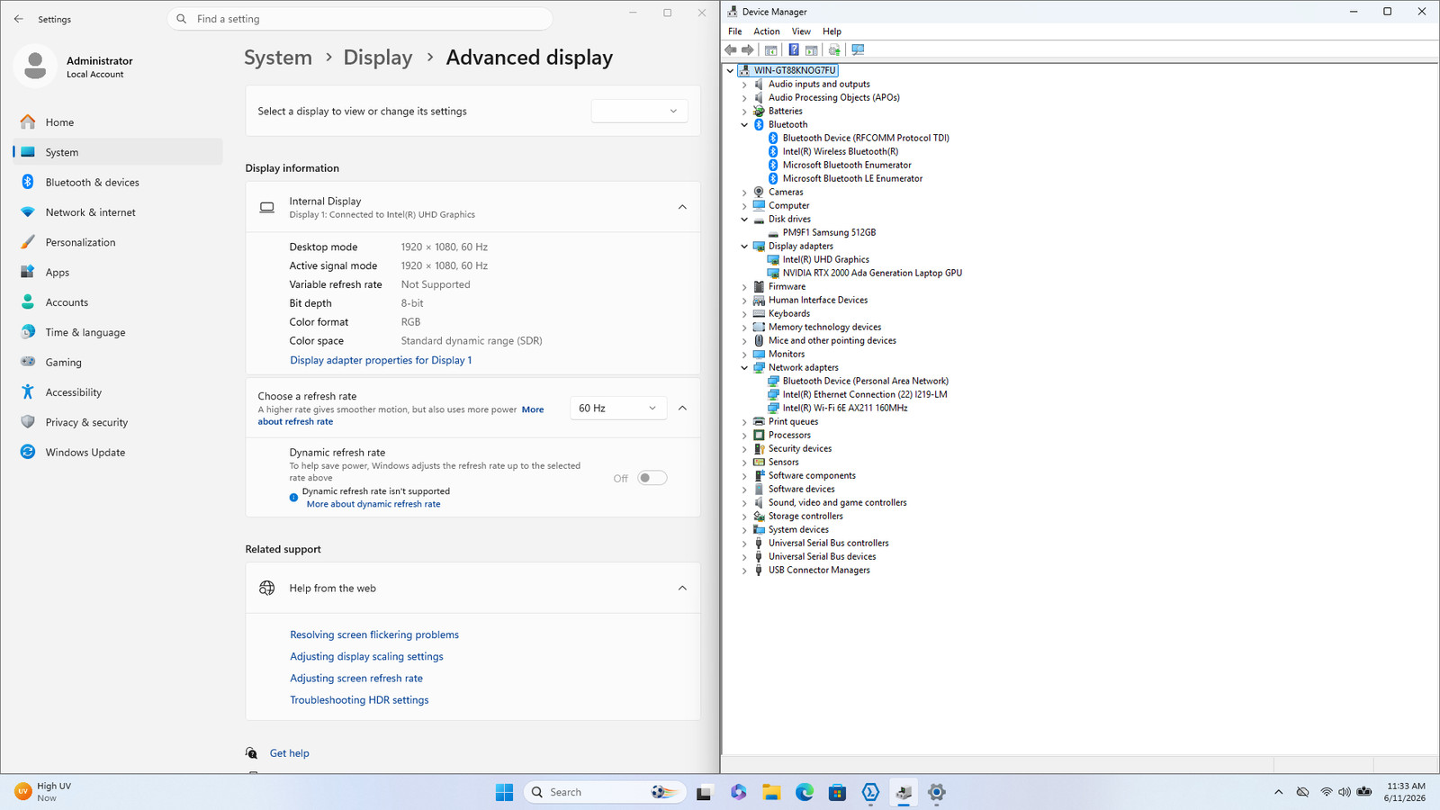 Dell Precision 7780 17″ FHD I7-13850HX 512GB SSD 32GB W11P RTX 2000 Backlit
