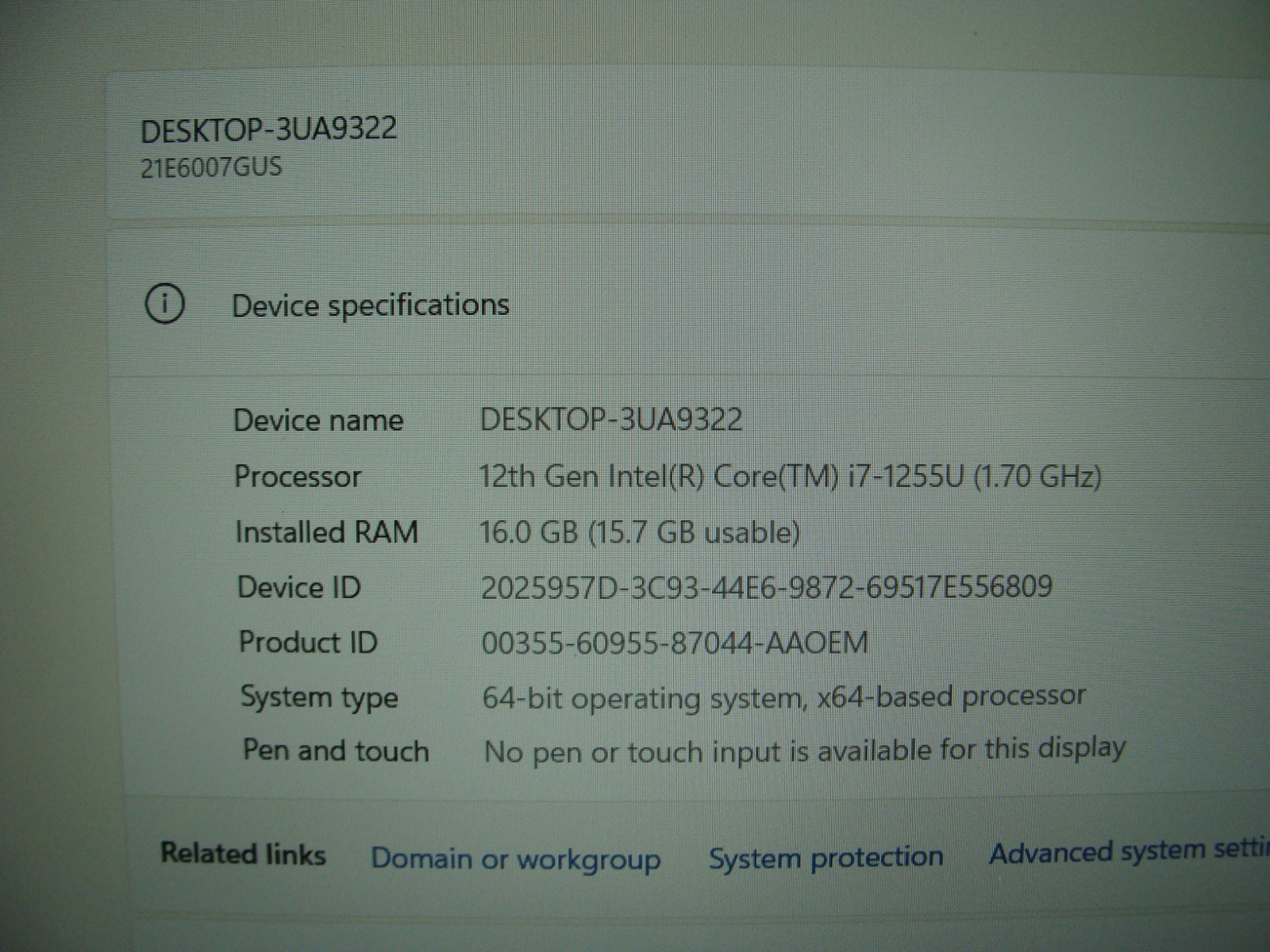 Lenovo ThinkPad E15 Gen 4 15.6″FHD i7-1255U 1.7GHz 16GB 512GB SSD Win11Pro +PA