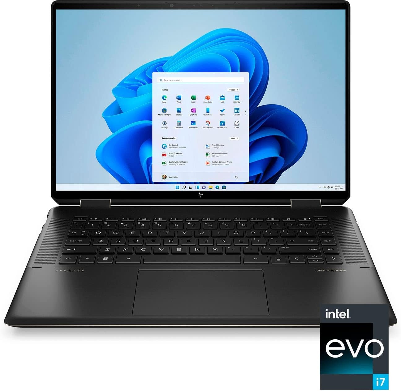 2022 HP Spectre 2-in-1 16″ 4K UHD+ Touch Laptop i7-1260p 16GB 1TB SSD Black