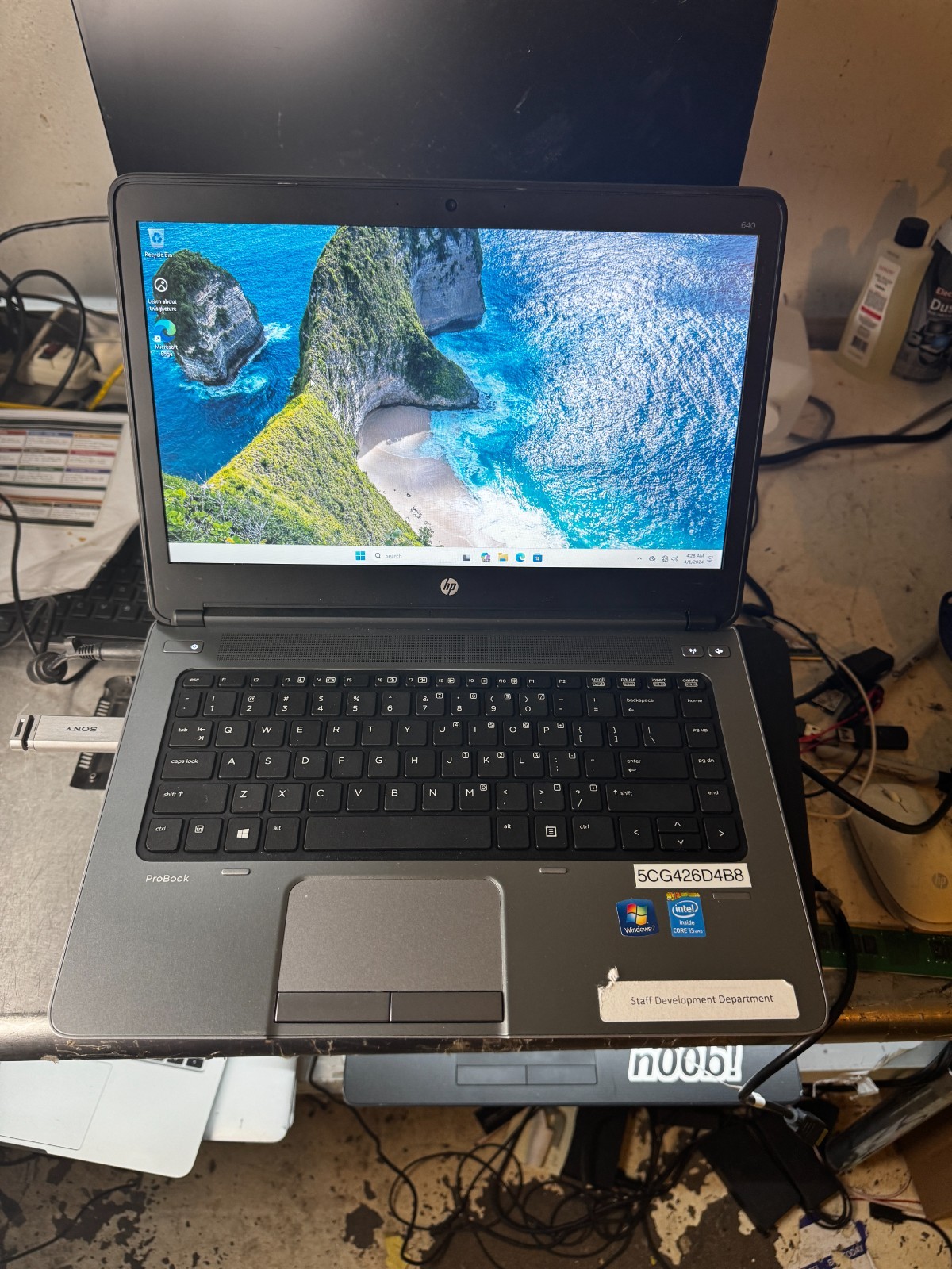 HP ProBook 640 G4 Core i5-4300M, 4GB RAM, 256GB SSD, Win11 #6231