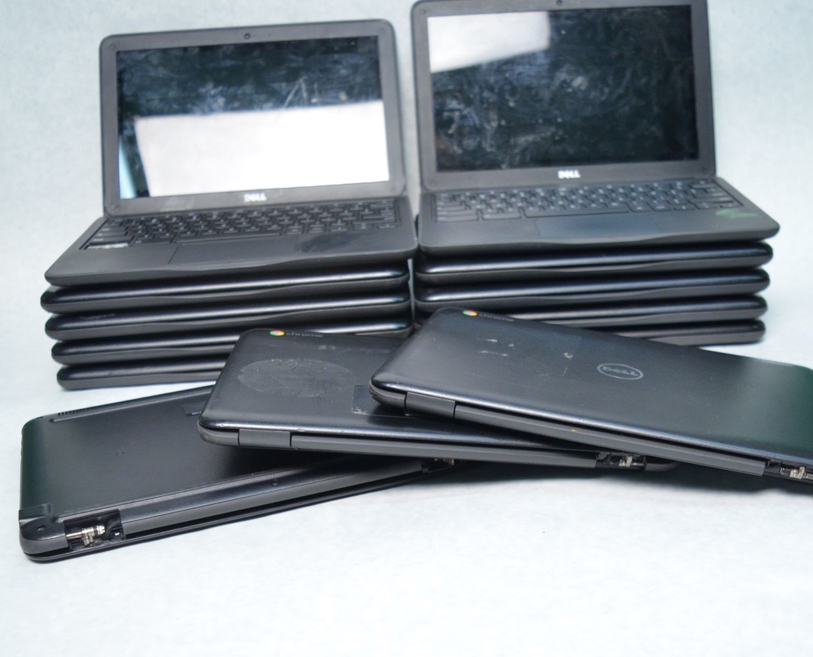 Lot 10 Dell Chromebook 11 3180 11.6″ Celeron N3060 2.48GHz 4GB-RAM 16GB-SSD