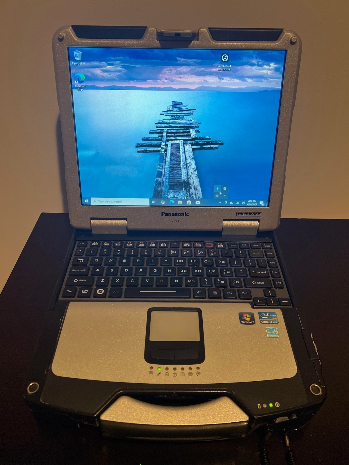 Panasonic Toughbook CF-31 i7 2.8 8GB 256gb SSD TOUCH ATI GPS WIN10 Excellent