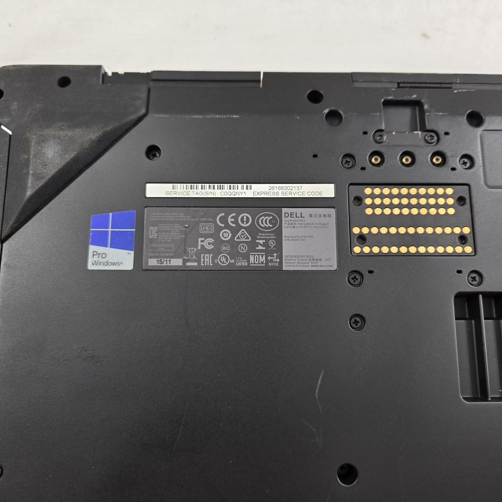Lot of (2) Dell 14 Rugged 5404 i7-4650U 1.7GHz 8GB RAM No SSD/OS – READ
