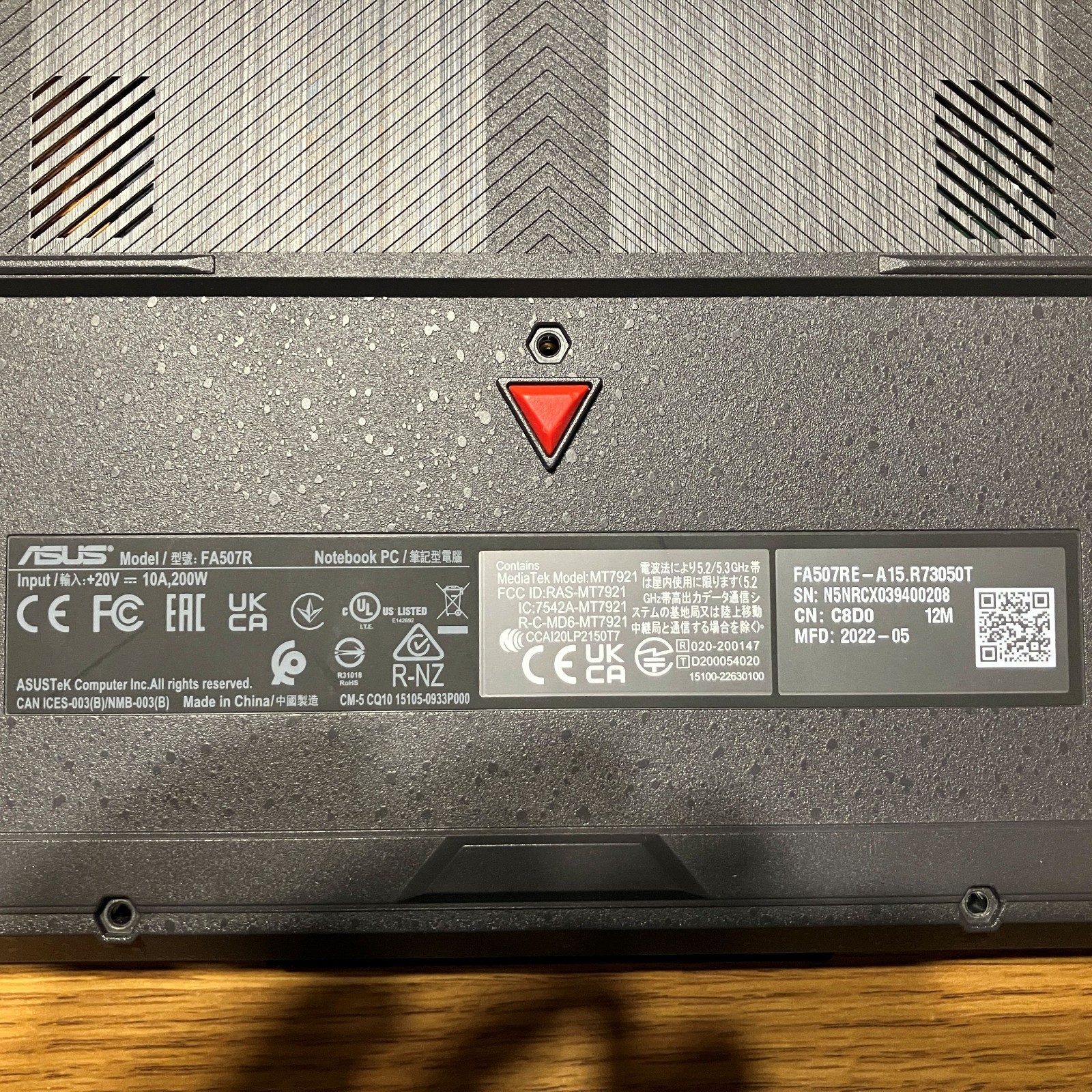 ASUS TUF Gaming A15 (Ryzen 7 6800H, 16GB RAM, RTX 3050TI, 512GB) Laptop *READ*