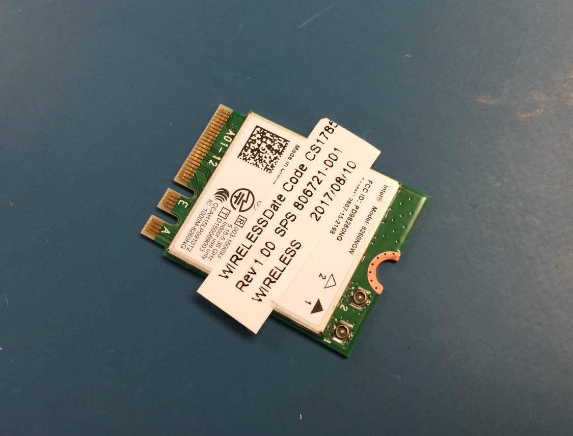 HP Elitebook 840 G3 850 G3 Wifi Wireless Bluetooth Card 8260NGW 806721-001