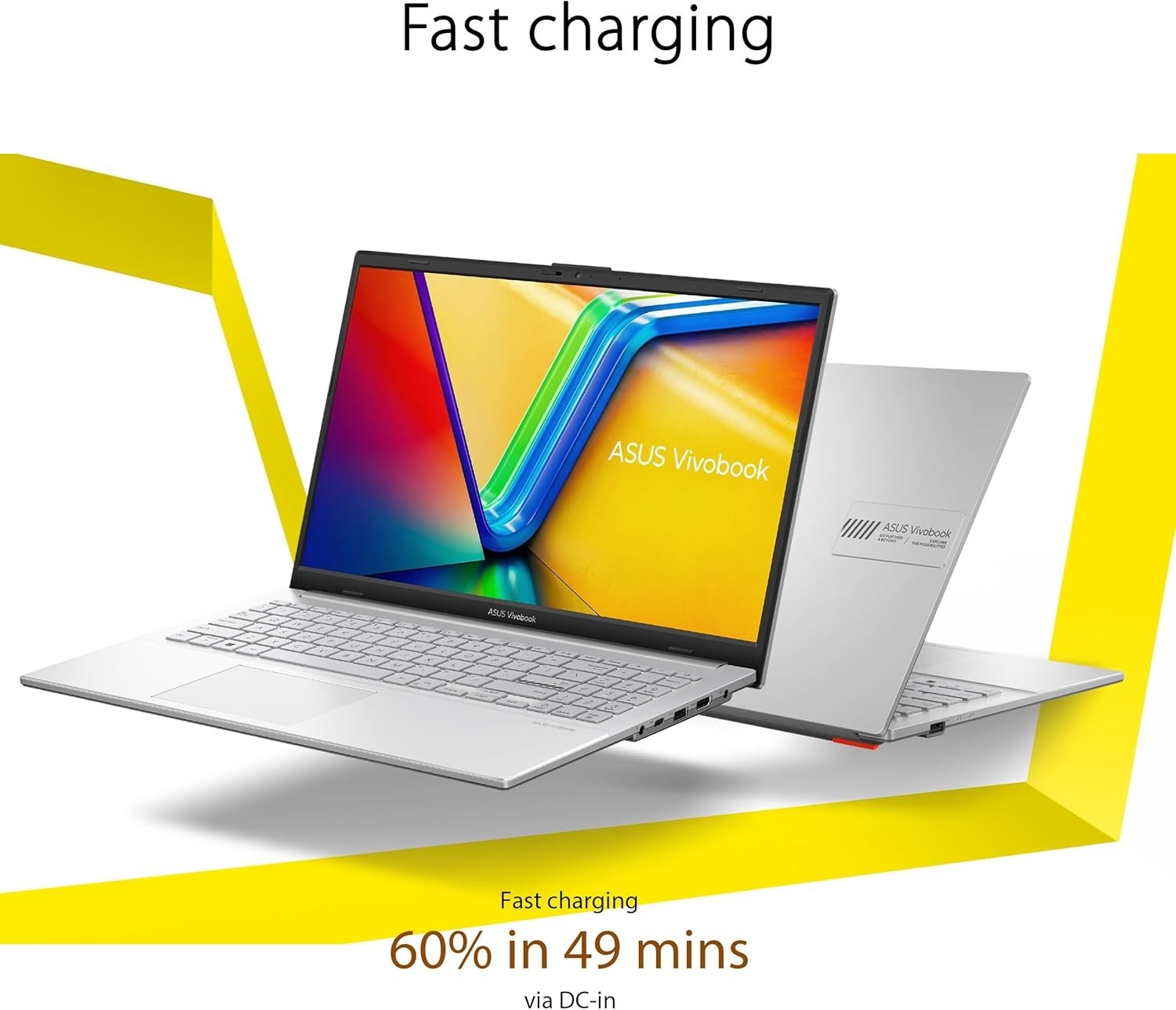 Lightweight Vivobook Go 15.6” Laptop: Military-grade Durability, Fast Charging