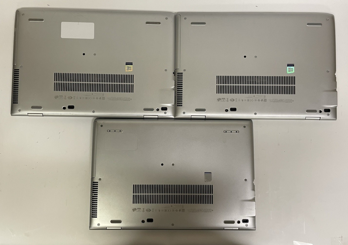 LOT OF 3 HP ProBook 650 G4 15.6″ Intel Core i5-7350U – NO RAM – NO SSD – READ!