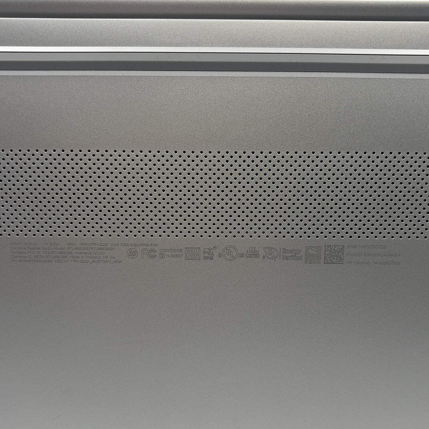 HP Envy 14-DQ6011DX 14″ N150 1.0GHz 4GB RAM 128GB SSD