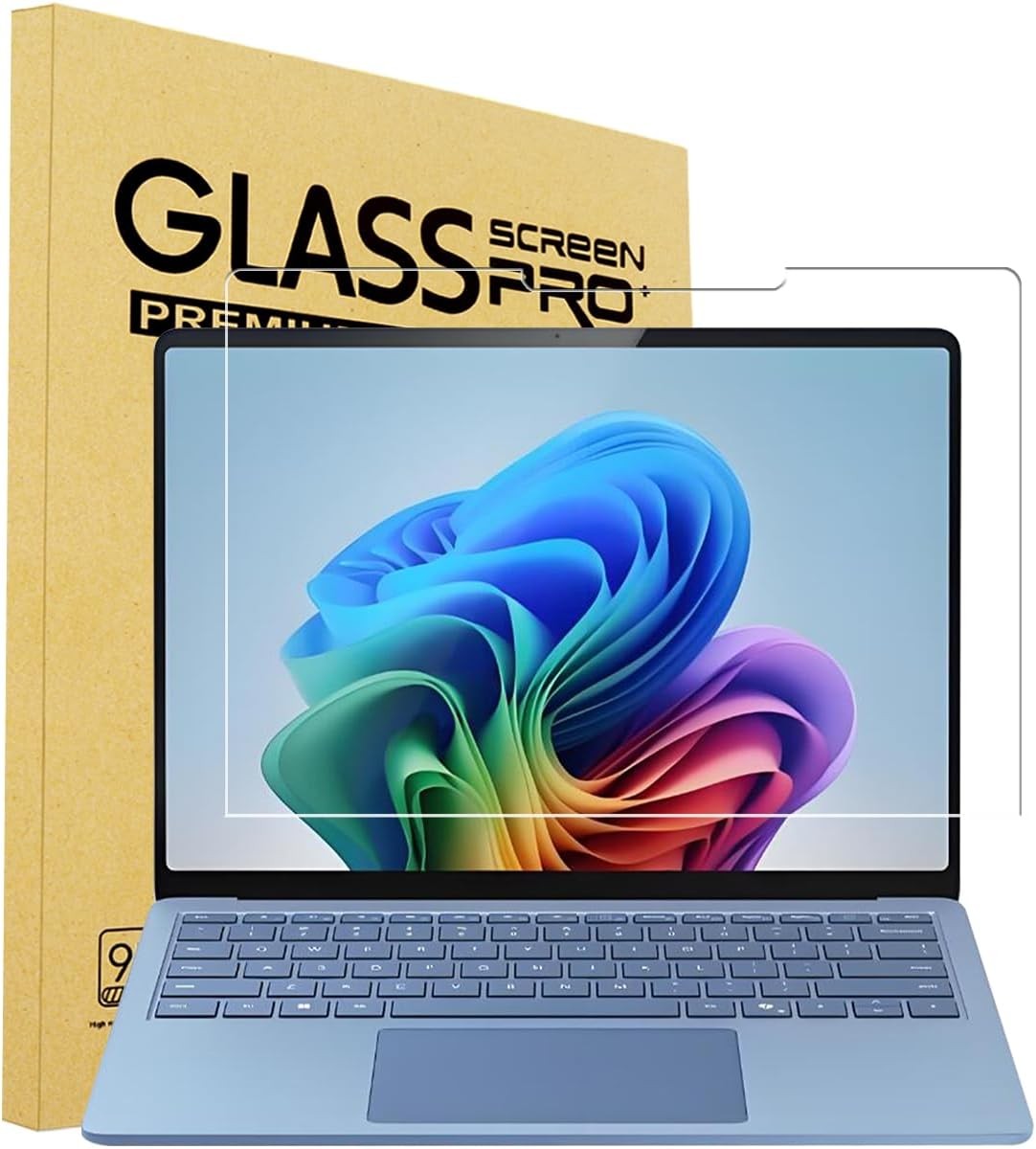 Tempered Glass Screen Protector for Microsoft Surface Laptop 7 13.8 Inch, HD Cle
