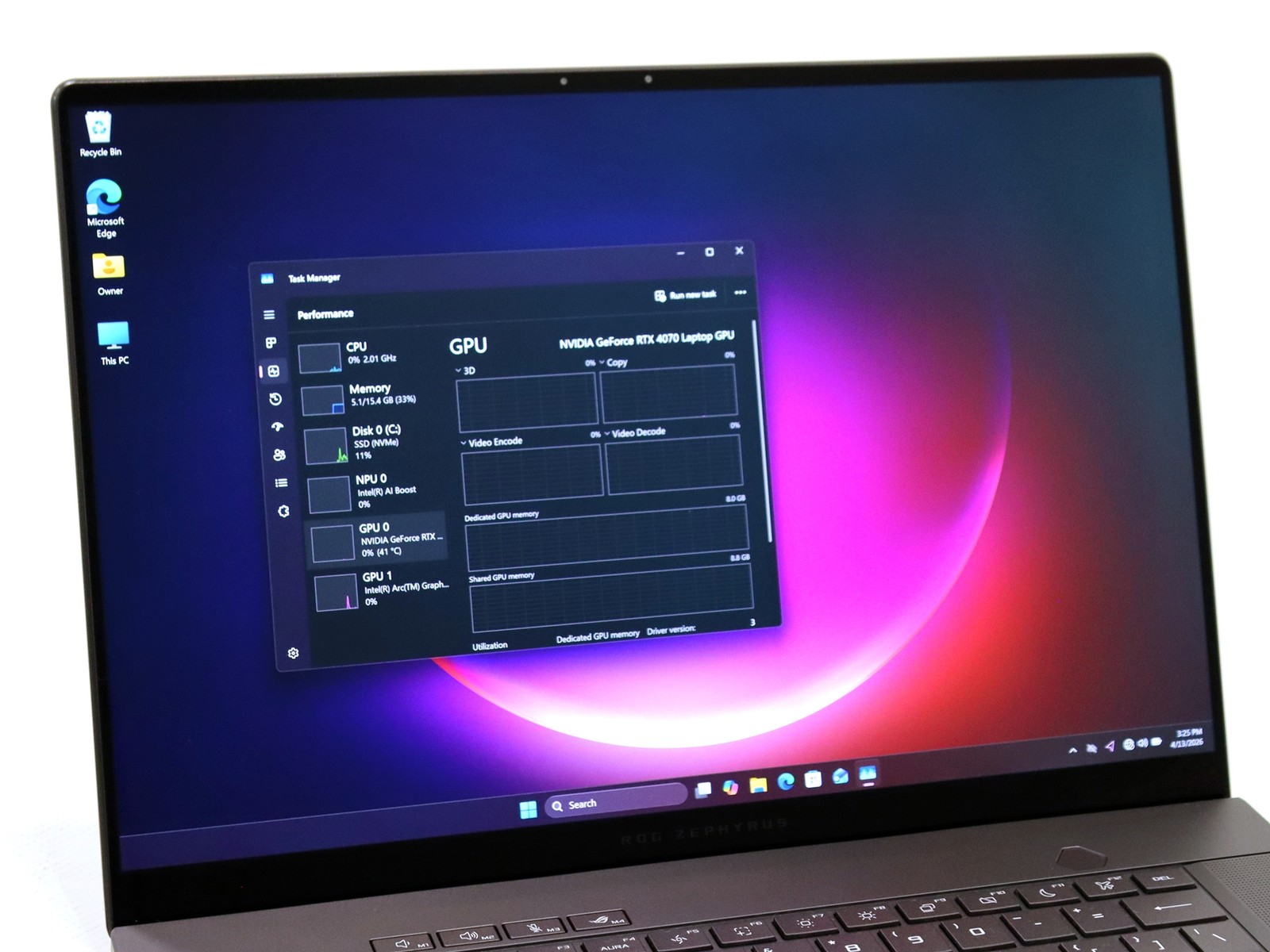 ASUS ROG Zephyrus G16 2.5K Ultra 9 185H 16GB 2TB NVMe W11H GeForce 4070 – Read