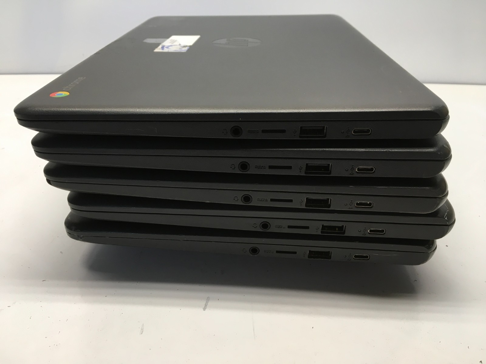 Lot of 5 HP Chromebook Enterprise 14A G5 AMD A6-9220c 2.5GHz 4GB Chrome OS 32GB