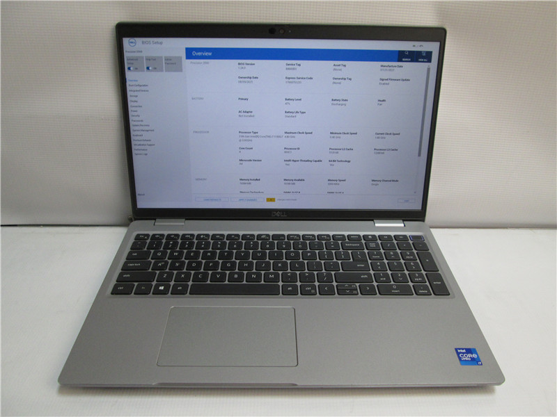 Dell Precision 3560 Laptop i7-1185G7 16GB Win 11 COA Grade C