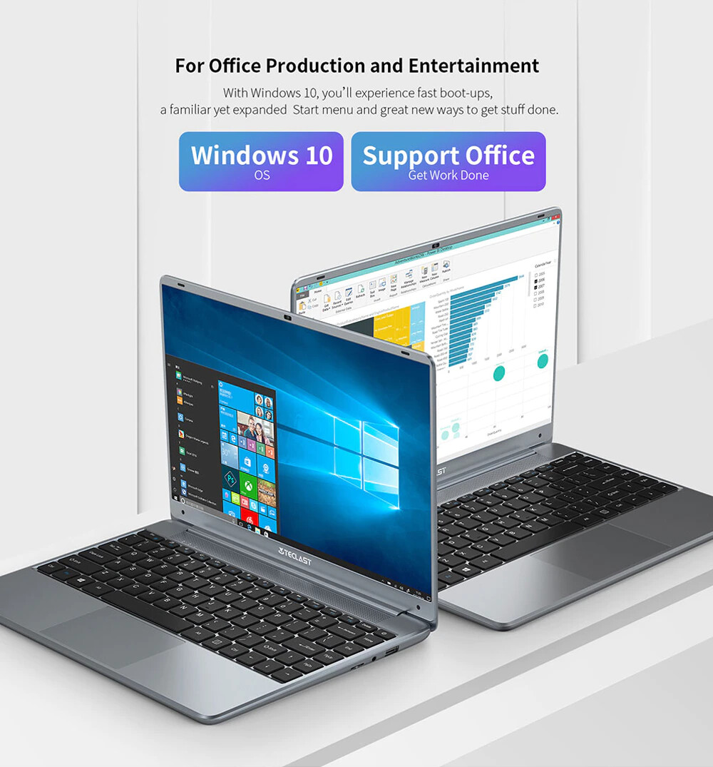 8GB RAM 256GB SSD Intel Gemini Lake N4120 1920x1080Dual-band Wi-Fi 14.1″ Laptop