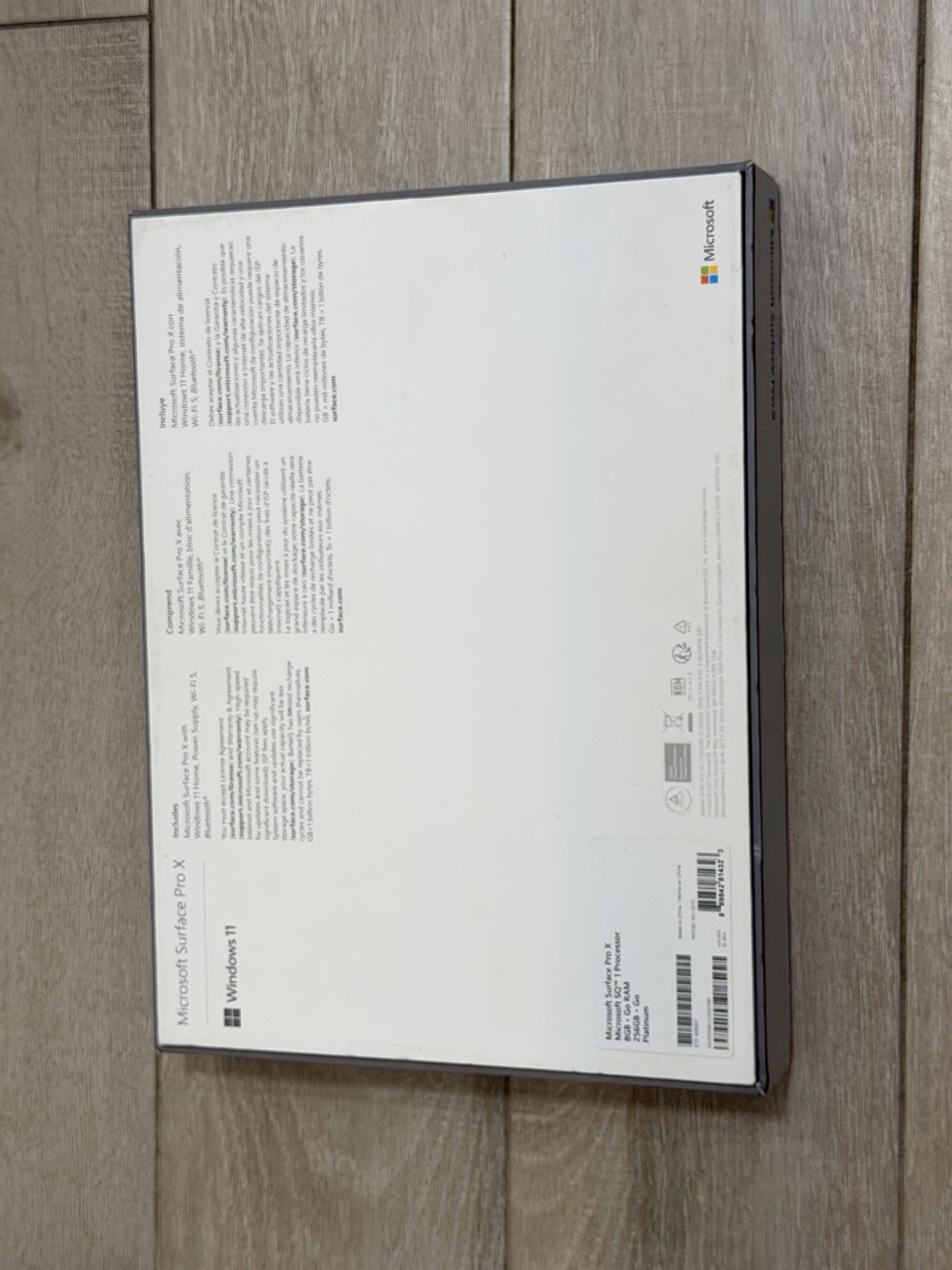 Microsoft Surface Pro X SQ1 256GB SSD 8GB Ram 2010 With Keyboard and Charger