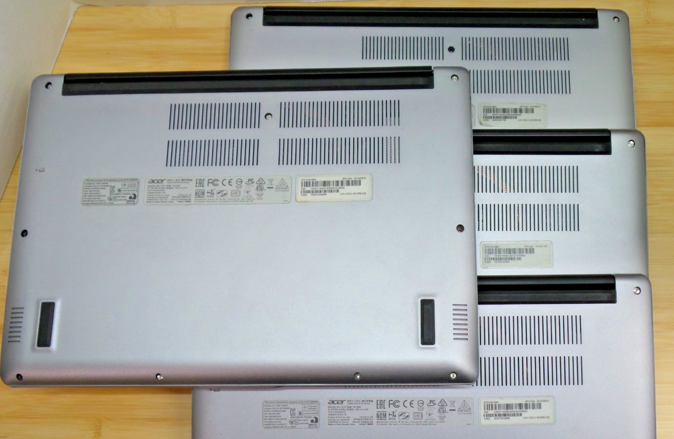 Lot of 4 ACER SWIFT 3 SF314-54 | 14in | i3-8130U | 4 GB RAM | NO SSD or Charger