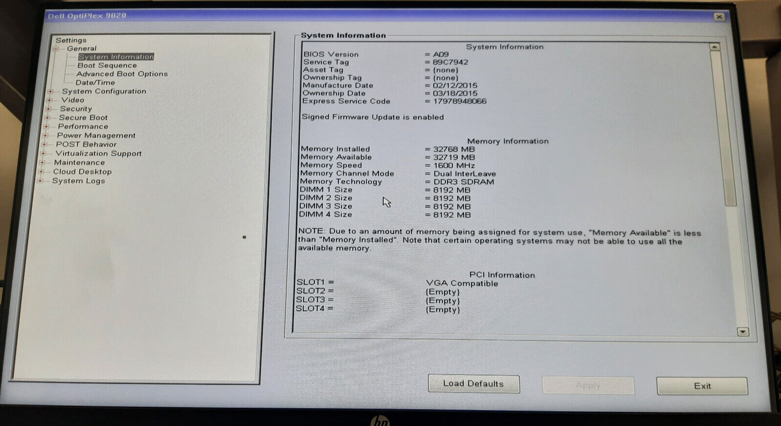 OptiPlex 9020 i7-4790@3.6GHz SFF 32GB/6TB Win11Pr&Offce24
