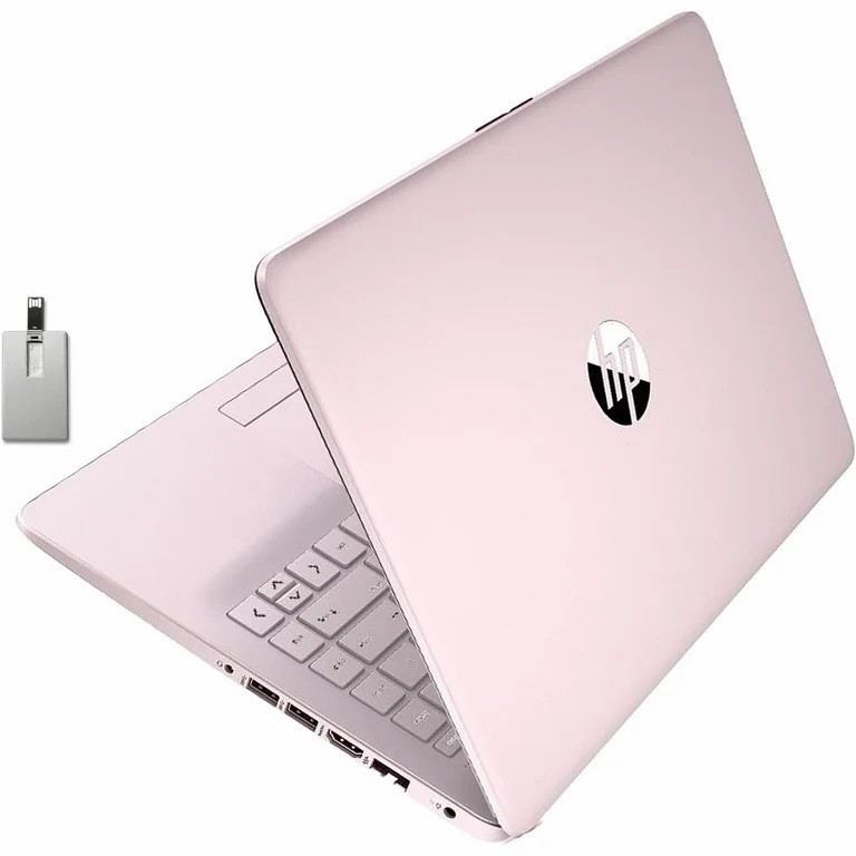 HP Laptop 14 14in Pink Pentium N5030 8GB RAM 256GB SSD Win11 HDMI USB-C