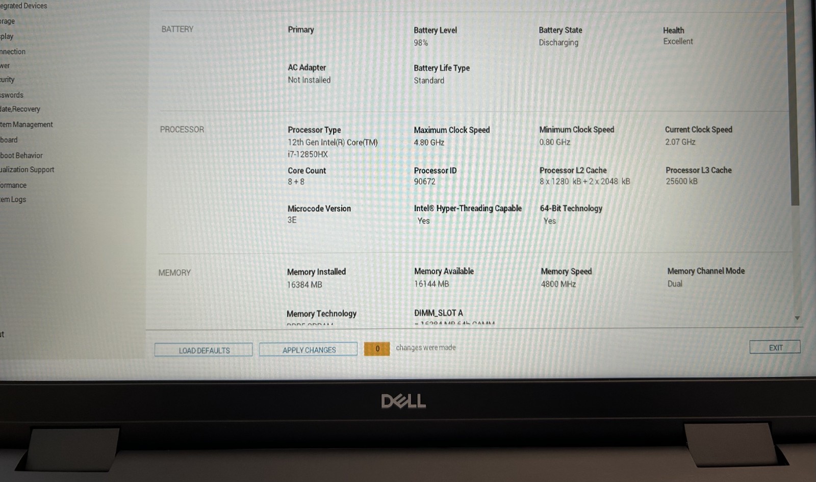Dell Precision 7670 16″ Core i7-12850HX 16GB RAM 1TB NVMe NVIDIA RTX 2000 Win 11