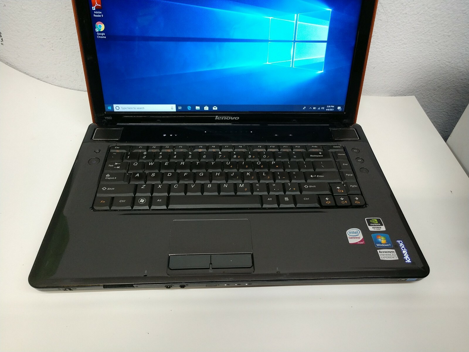 Lenovo Y550 Laptop Intel Core 2Duo T6600 2.20GHz 4GB RAM 250GB HDD BT DVD Win10