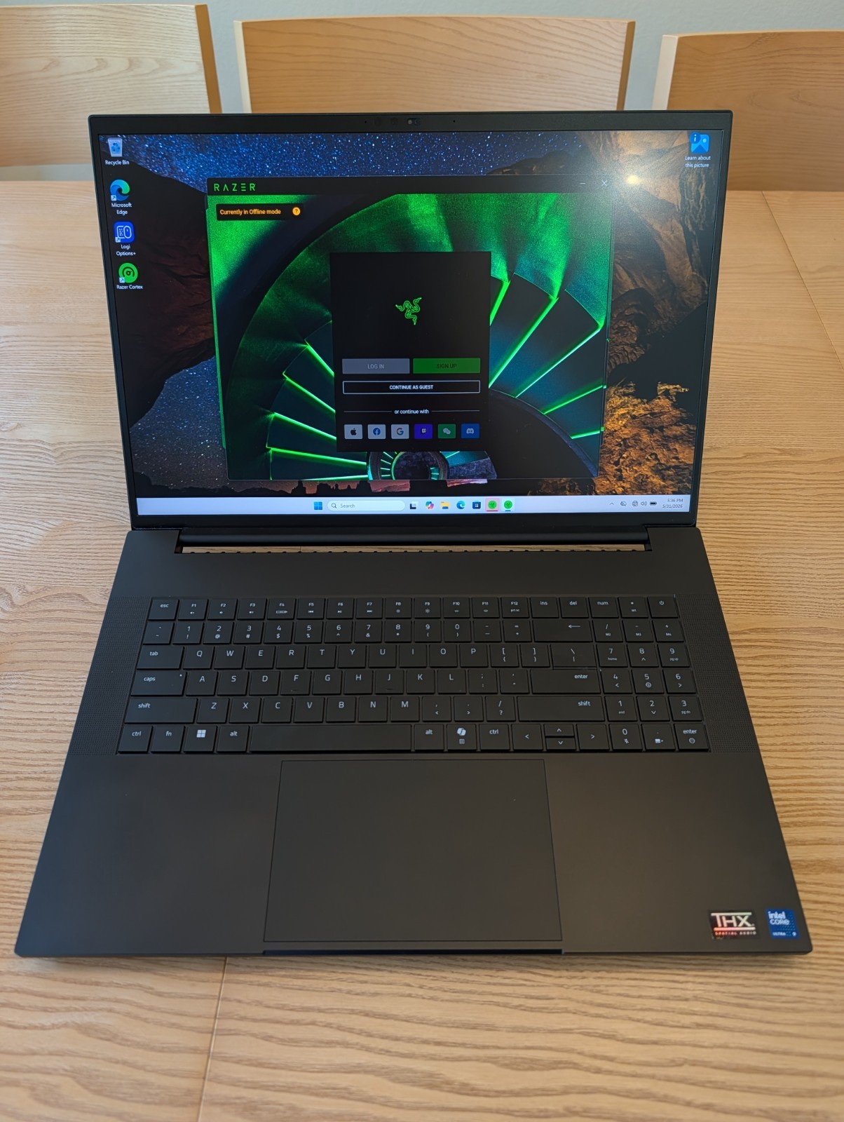 Razer Blade 18 RZ09-0529 Core Ultra 9 275HX 64GB RAM 2TB SSD GeForce RTX 5080