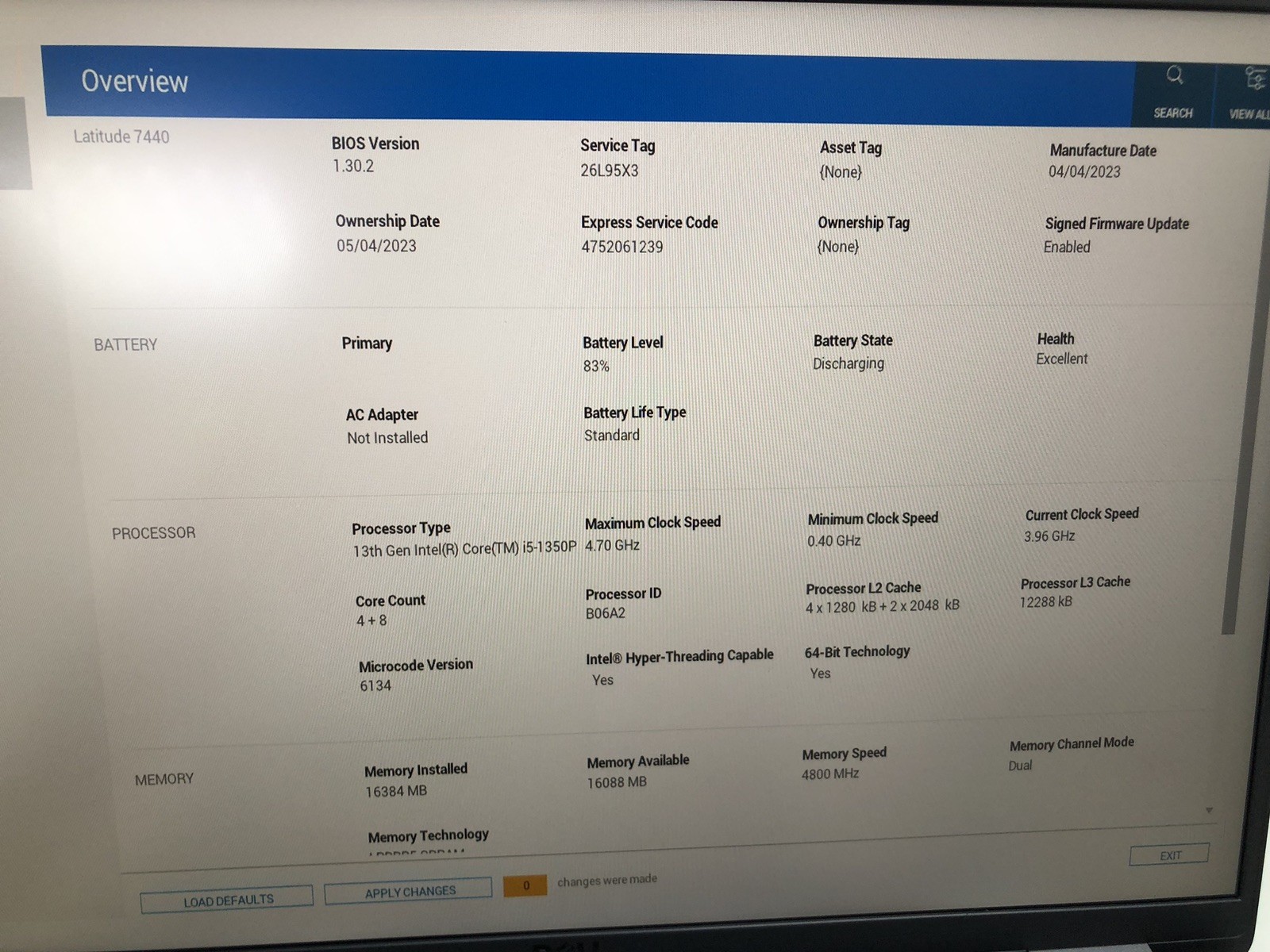 Dell Latitude 7440 14″ Laptop i5-13th Gen 16GB RAM 512GB SSD FHD+ Win 11 Pro
