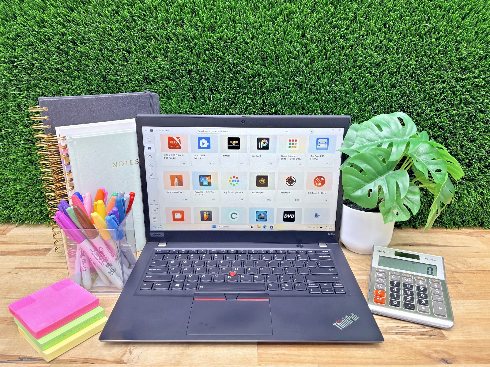 Lenovo ThinkPad T490s Intel i7-8th Gen 1.90GHz 16GB RAM 256GB SSD Windows 11 P*