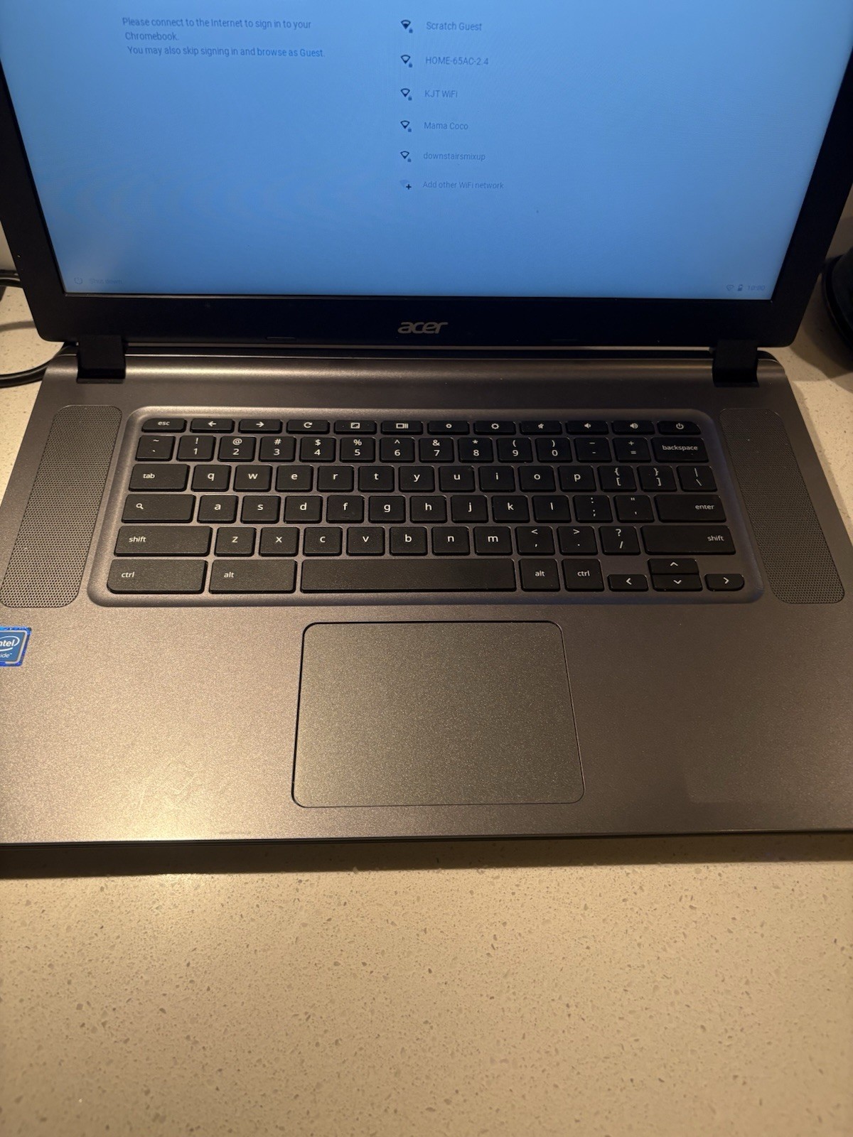 Acer Chromebook CB3-532-C47C 15.6” 16GB Flash, Celeron N3060, 1.60 GHz, 2GB RAM