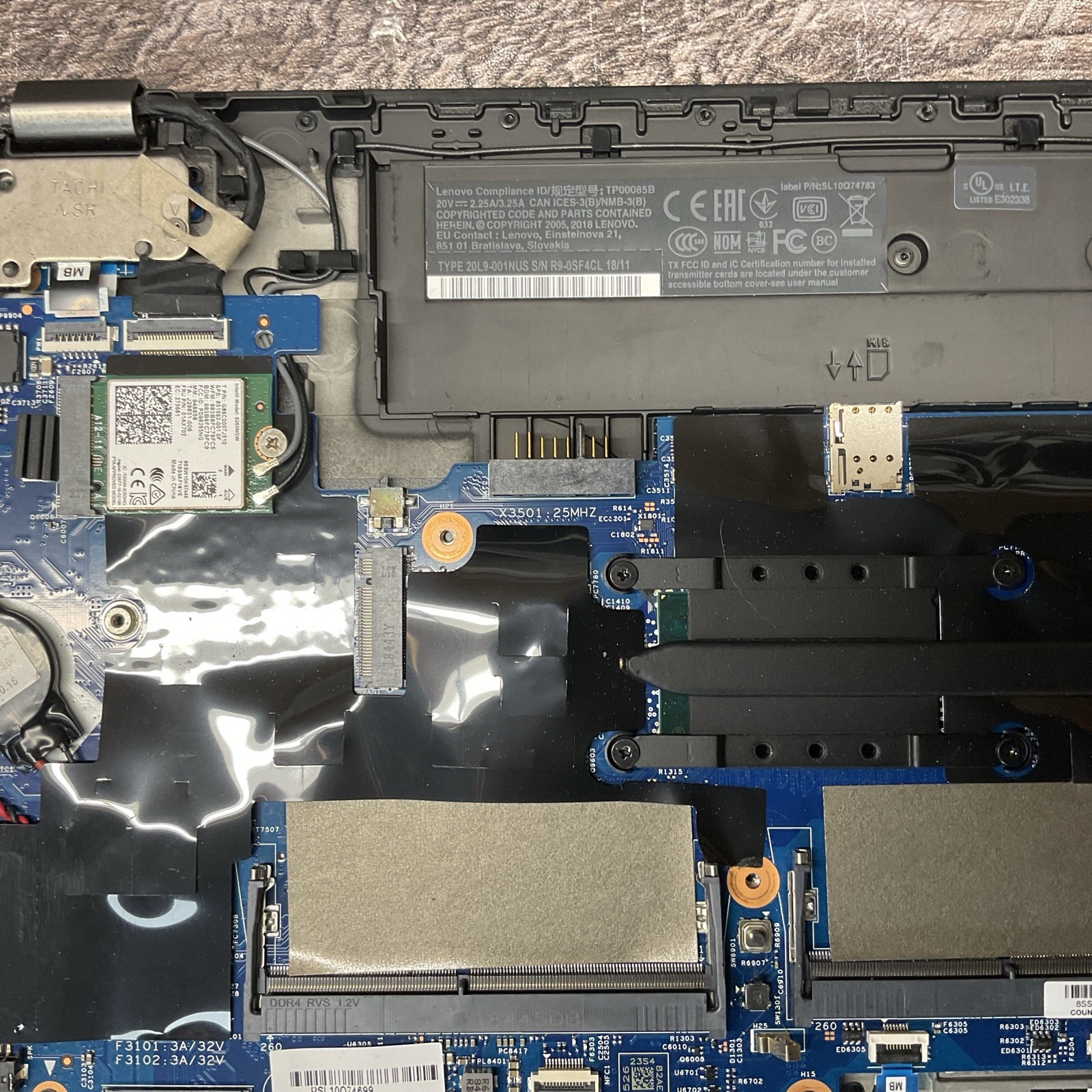 Lenovo ThinkPad T580 / i5 8th Gen / BIOS Unlocked / No RAM / No SSD / O20