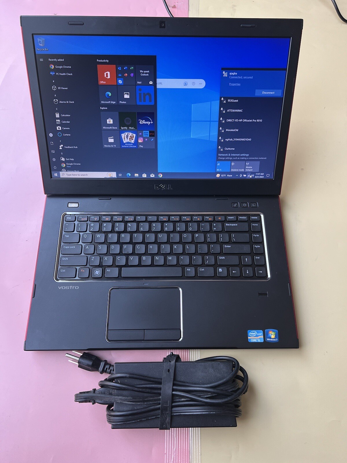 Dell Vostro 3550 Intel Core I5-2410M 2.66GHz 6GB RAM 500GB HDM WEBCAM BLUETOOTH