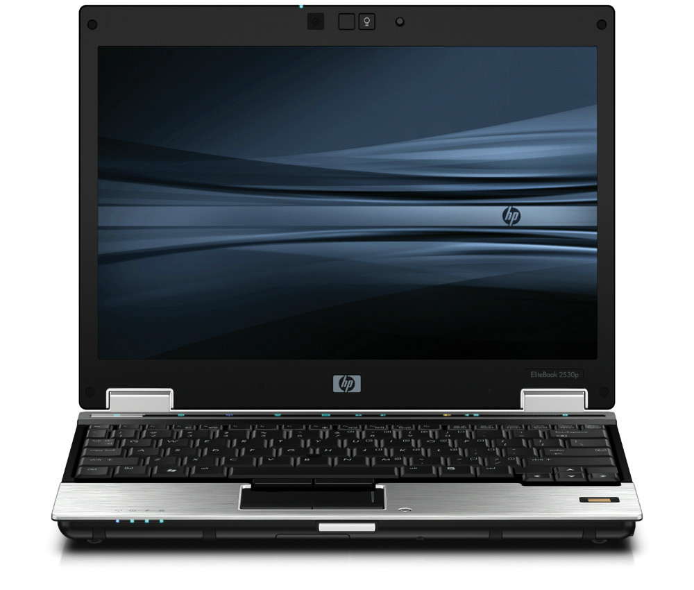 HP ELITEBOOK 2530P 1.86GHz CORE 2 DUO 250GB SSD hdd 4GB RAM Webcam DVDRW