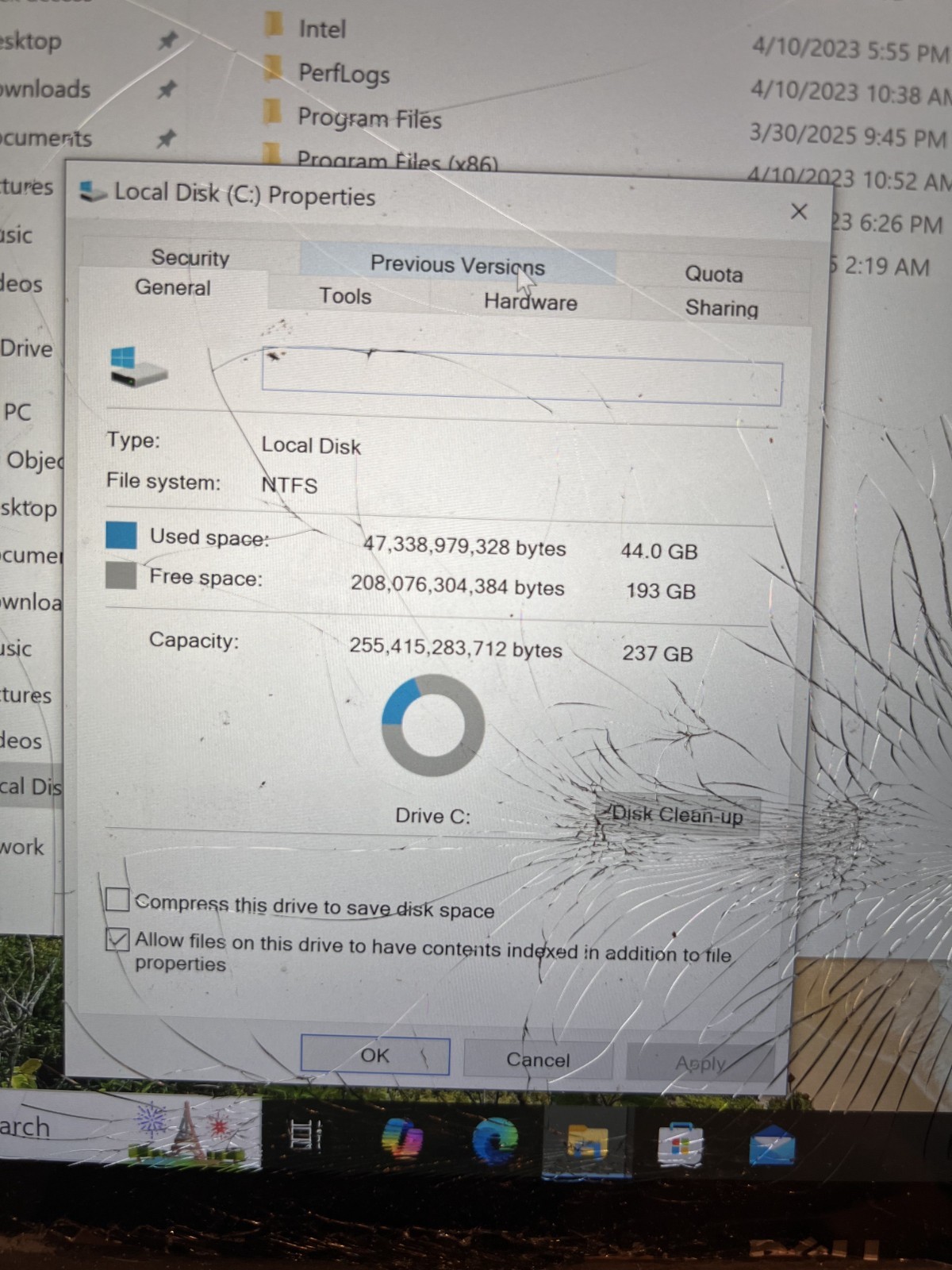 Dell XPS 13 9343- Working PC – Smashed Screen/No Battery – 256GB SSD – READ