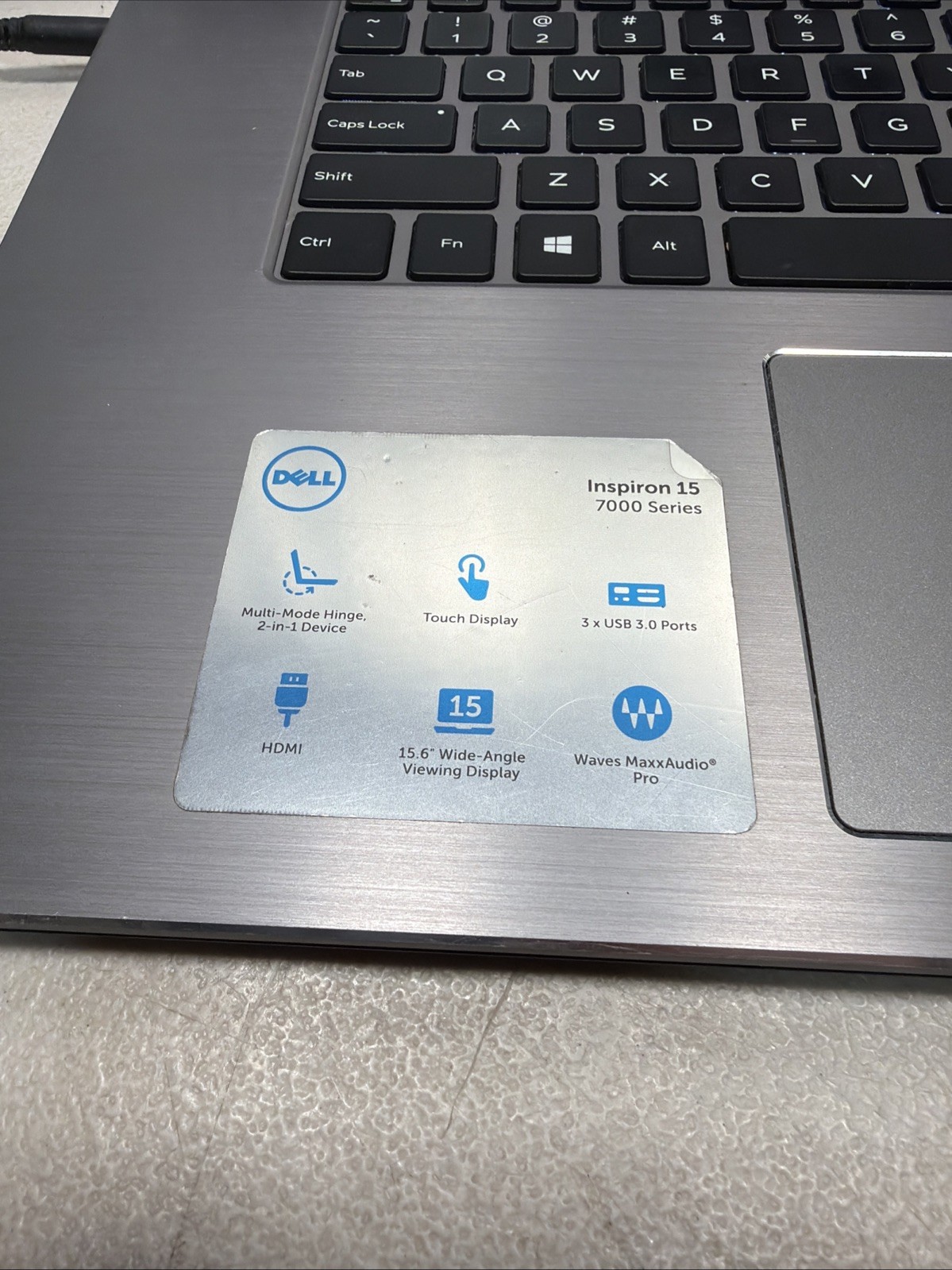Dell Inspiron 15 7000 Laptop, Intel i5-6200U, 8GB RAM, 500GB HD, Win 10