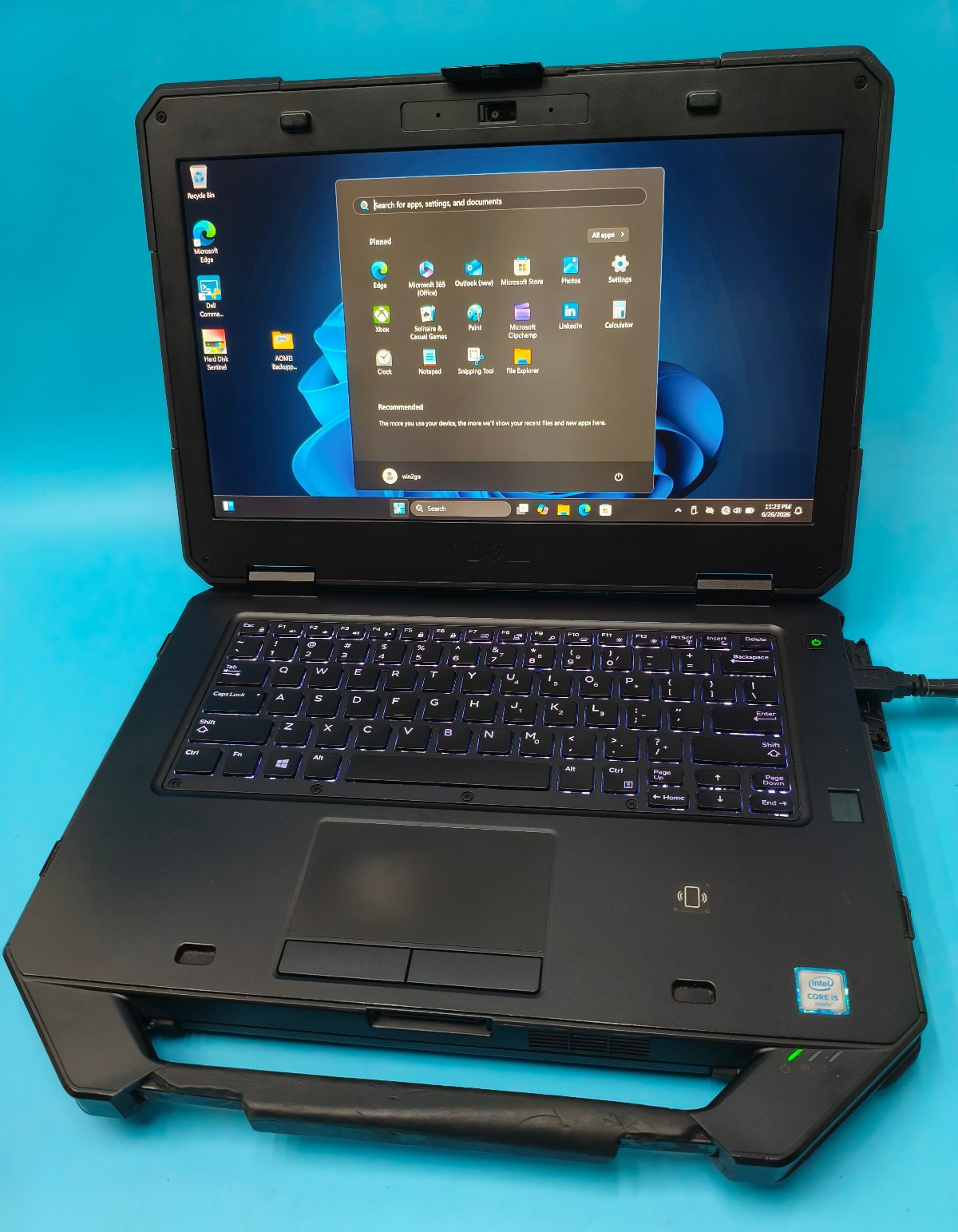 Dell Latitude 5414 Rugged 14″ NON-TOUCH i5-6300U 2.4GHz 8GB NO SSD/Caddy #25