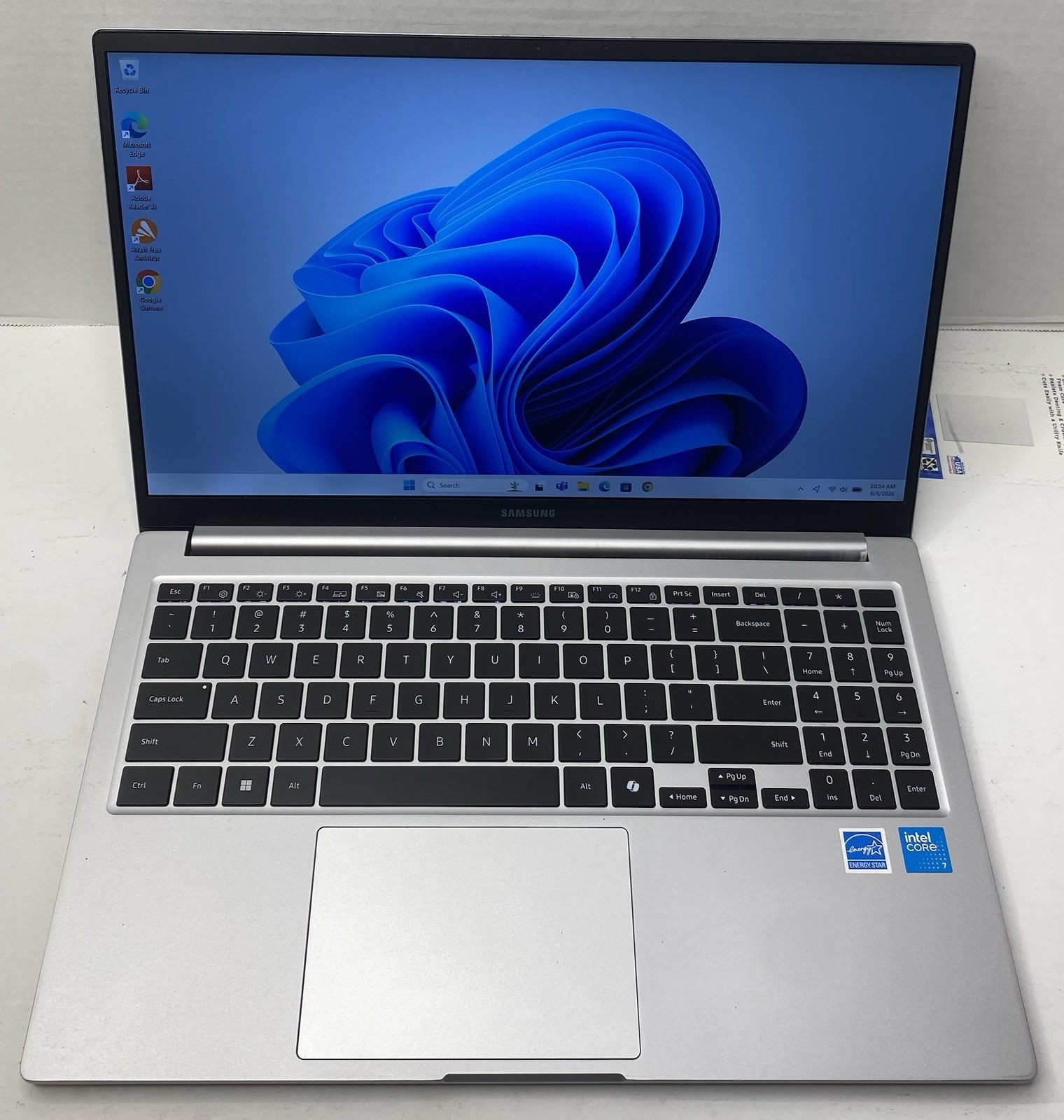 Samsung Galaxy Book4 15.6″ Core 7 16GB 512GB SSD Win11 Pro See Notes